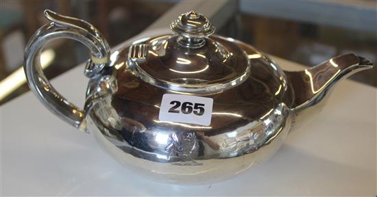 George IV silver teapot by Charles Fox